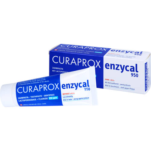 CURAPROX enzycal 950 Fluorid extra milde Zahnpasta CURAPROX enzycal 950 Fluorid extra milde Zahnpasta