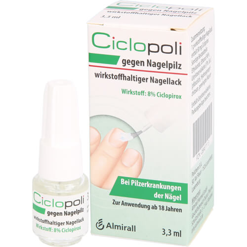 CICLOPOLI gegen Nagelpilz wirkstoffhalt.Nagellack CICLOPOLI gegen Nagelpilz wirkstoffhalt.Nagellack