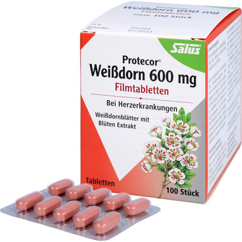 PROTECOR Weißdorn 600 mg Filmtabletten PROTECOR Weißdorn 600 mg Filmtabletten