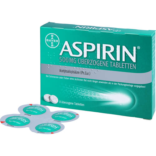 ASPIRIN 500 mg überzogene Tabletten ASPIRIN 500 mg überzogene Tabletten