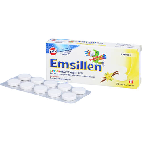 EMSILLEN Kinder Halstabletten Vanille EMSILLEN Kinder Halstabletten Vanille