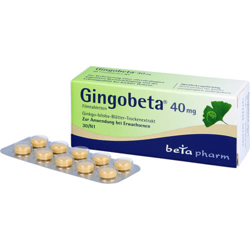 GINGOBETA 40 mg Filmtabletten GINGOBETA 40 mg Filmtabletten