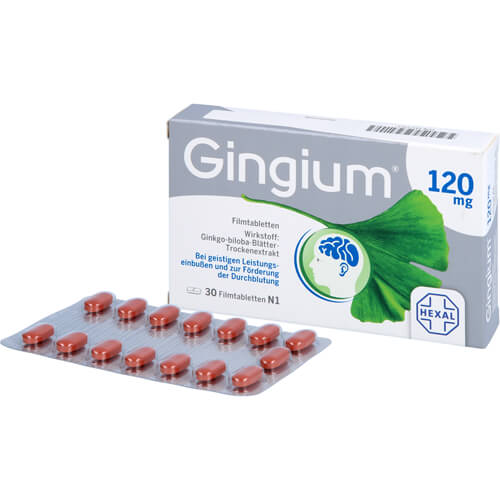 Gingium® 120 mg Filmtabletten Gingium® 120 mg Filmtabletten
