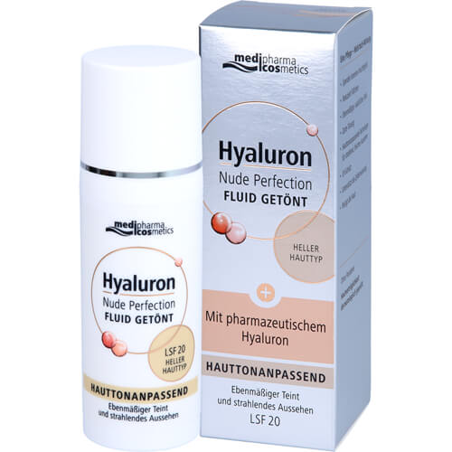 HYALURON NUDE Perfect.Fluid getönt hell.HT LSF 20 HYALURON NUDE Perfect.Fluid getönt hell.HT LSF 20