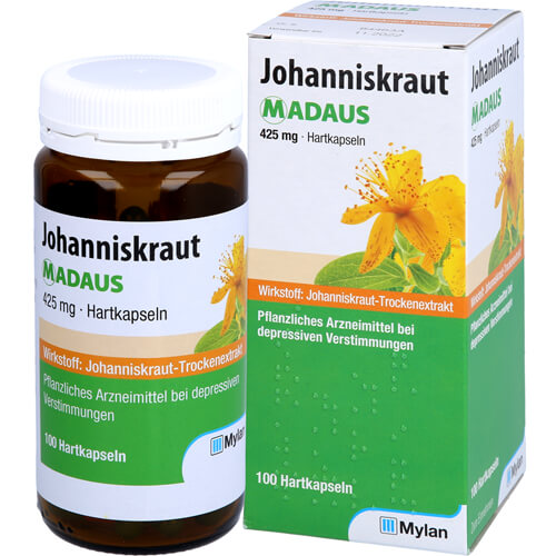 JOHANNISKRAUT MADAUS 425 mg Hartkapseln JOHANNISKRAUT MADAUS 425 mg Hartkapseln