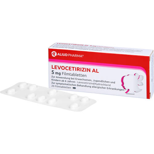 Levocetirizin AL 5 mg Filmtabletten bei Heuschnupfen Levocetirizin AL 5 mg Filmtabletten bei Heuschnupfen