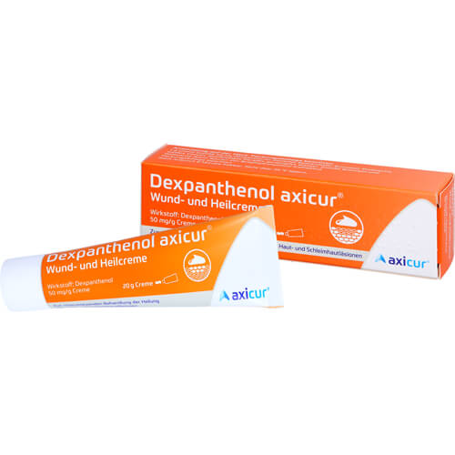 DEXPANTHENOL axicur Wund- und Heilcreme 50 mg/g DEXPANTHENOL axicur Wund- und Heilcreme 50 mg/g