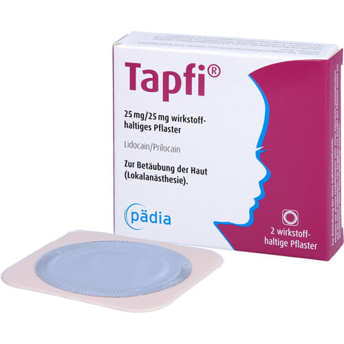 TAPFI 25 mg/25 mg wirkstoffhaltiges Pflaster TAPFI 25 mg/25 mg wirkstoffhaltiges Pflaster
