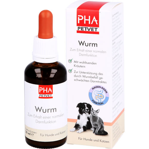 PHA Wurm Tropfen f.Hunde/Katzen PHA Wurm Tropfen f.Hunde/Katzen