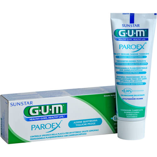GUM PAROEX 0,06% CHX Zahnpasta GUM PAROEX 0,06% CHX Zahnpasta