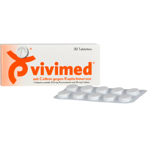 VIVIMED mit Coffein gegen Kopfschmerzen Tabletten VIVIMED mit Coffein gegen Kopfschmerzen Tabletten
