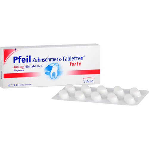 PFEIL Zahnschmerz-Tabletten forte Filmtabletten PFEIL Zahnschmerz-Tabletten forte Filmtabletten