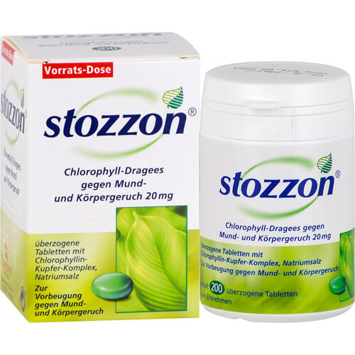 STOZZON Chlorophyll überzogene Tabletten STOZZON Chlorophyll überzogene Tabletten