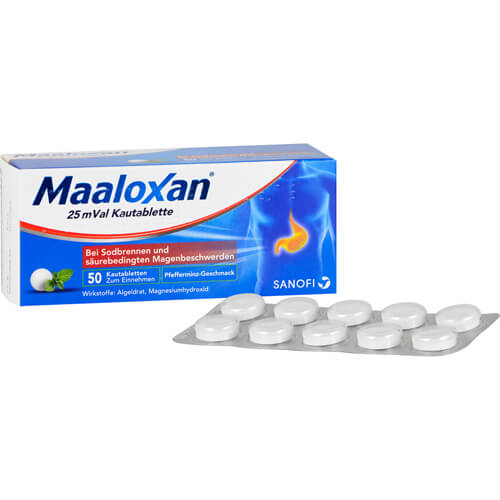 MAALOXAN 25 mVal Kautabletten MAALOXAN 25 mVal Kautabletten