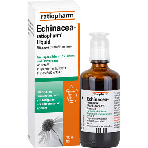 ECHINACEA-RATIOPHARM Liquid alkoholfrei ECHINACEA-RATIOPHARM Liquid alkoholfrei