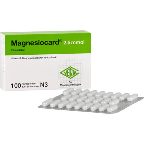 MAGNESIOCARD 2,5 mmol Filmtabletten MAGNESIOCARD 2,5 mmol Filmtabletten