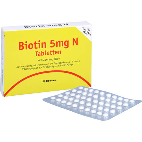 BIOTIN 5 mg N Tabletten BIOTIN 5 mg N Tabletten