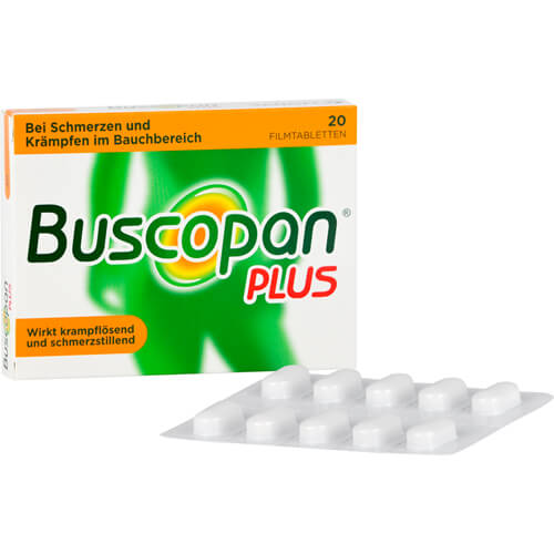BUSCOPAN plus 10 mg/500 mg Filmtabletten BUSCOPAN plus 10 mg/500 mg Filmtabletten