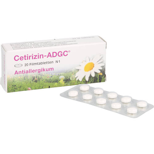 CETIRIZIN ADGC Filmtabletten CETIRIZIN ADGC Filmtabletten