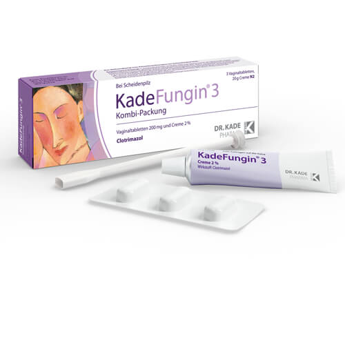 KADEFUNGIN 3 Kombip.20 g Creme+3 Vaginaltabl. KADEFUNGIN 3 Kombip.20 g Creme+3 Vaginaltabl.