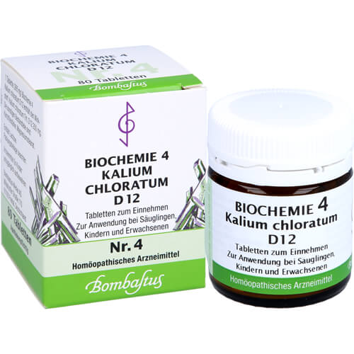 BIOCHEMIE 4 Kalium chloratum D 12 Tabletten BIOCHEMIE 4 Kalium chloratum D 12 Tabletten