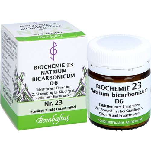 BIOCHEMIE 23 Natrium bicarbonicum D 6 Tabletten BIOCHEMIE 23 Natrium bicarbonicum D 6 Tabletten