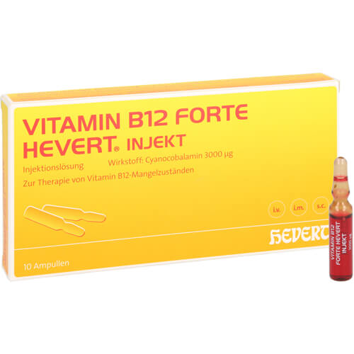 VITAMIN B12 FORTE Hevert injekt Inj.-Lsg.Amp. VITAMIN B12 FORTE Hevert injekt Inj.-Lsg.Amp.