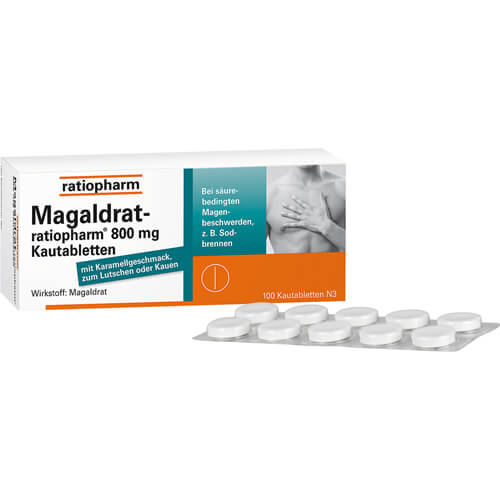 MAGALDRAT-ratiopharm 800 mg Tabletten MAGALDRAT-ratiopharm 800 mg Tabletten