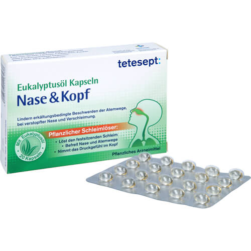 TETESEPT Eukalyptusöl Kapseln Nase & Kopf TETESEPT Eukalyptusöl Kapseln Nase & Kopf