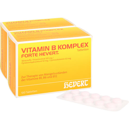 VITAMIN B KOMPLEX forte Hevert Tabletten VITAMIN B KOMPLEX forte Hevert Tabletten