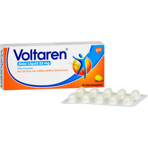 VOLTAREN Dolo Liquid 25 mg Weichkapseln VOLTAREN Dolo Liquid 25 mg Weichkapseln