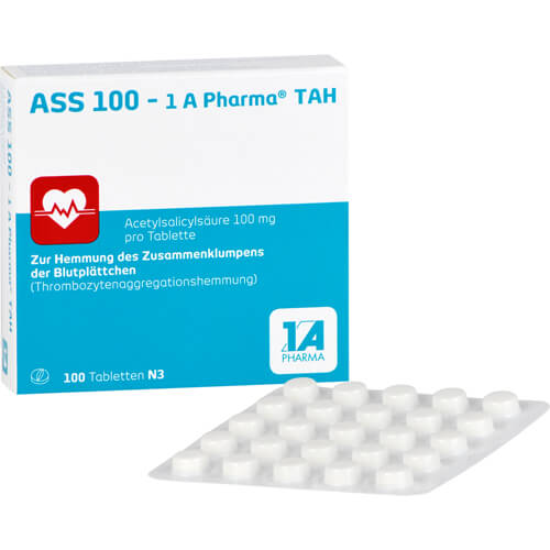 ASS 100-1A Pharma TAH Tabletten ASS 100-1A Pharma TAH Tabletten