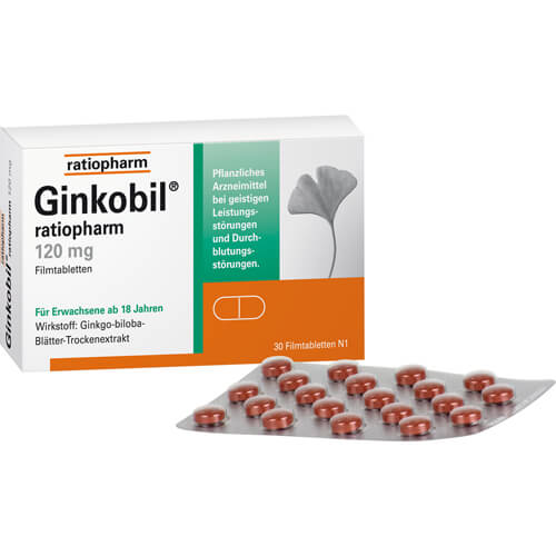 GINKOBIL-ratiopharm 120 mg Filmtabletten GINKOBIL-ratiopharm 120 mg Filmtabletten