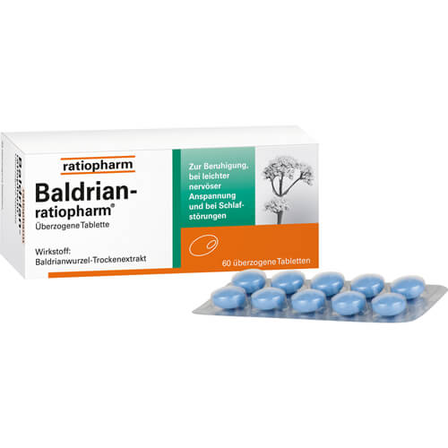 BALDRIAN-RATIOPHARM überzogene Tabletten BALDRIAN-RATIOPHARM überzogene Tabletten