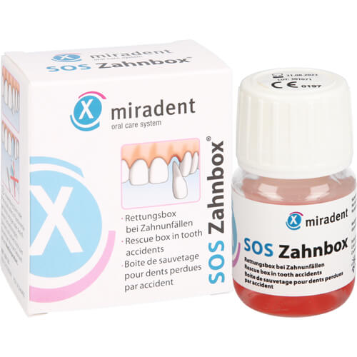 MIRADENT Zahnrettungsbox SOS Zahnbox MIRADENT Zahnrettungsbox SOS Zahnbox