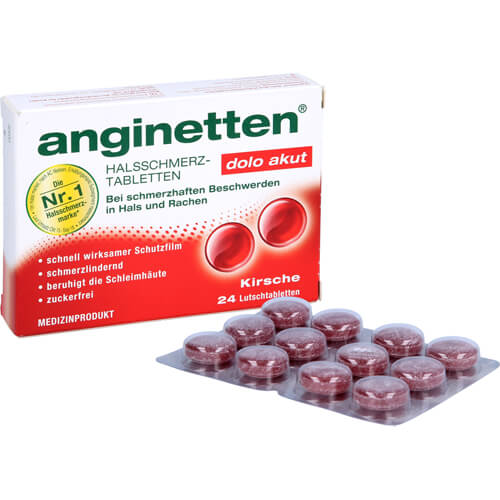 ANGINETTEN dolo akut Halstabletten ANGINETTEN dolo akut Halstabletten