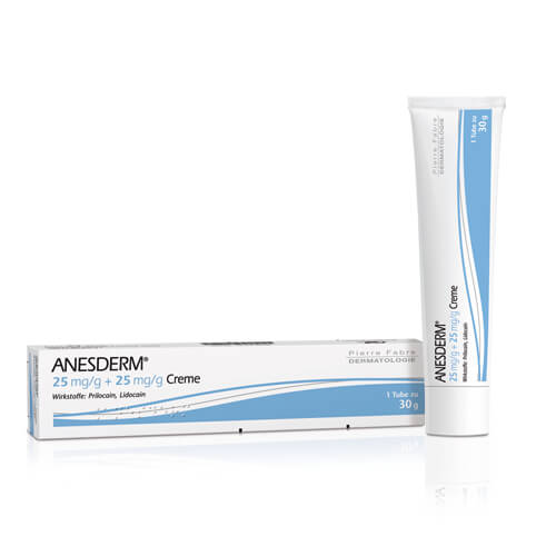ANESDERM 25 mg/g + 25 mg/g Creme ANESDERM 25 mg/g + 25 mg/g Creme