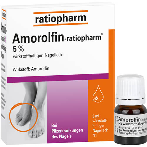 AMOROLFIN-ratiopharm 5% wirkstoffhalt.Nagellack AMOROLFIN-ratiopharm 5% wirkstoffhalt.Nagellack