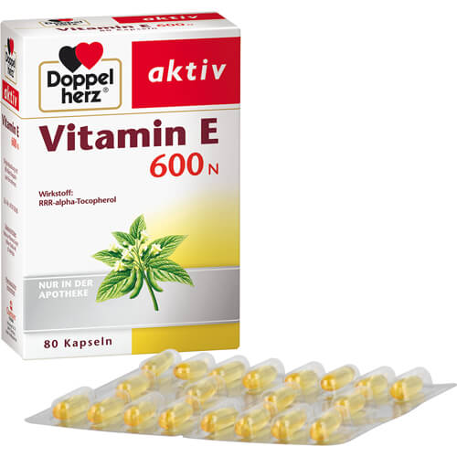 DOPPELHERZ Vitamin E 600 N Weichkapseln DOPPELHERZ Vitamin E 600 N Weichkapseln