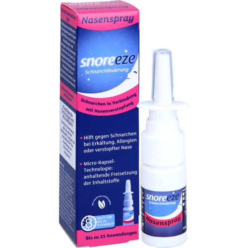 SNOREEZE Schnarchlinderung Nasenspray SNOREEZE Schnarchlinderung Nasenspray