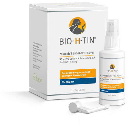 MINOXIDIL BIO-H-TIN Pharma 50 mg/ml Spray Lsg. MINOXIDIL BIO-H-TIN Pharma 50 mg/ml Spray Lsg.