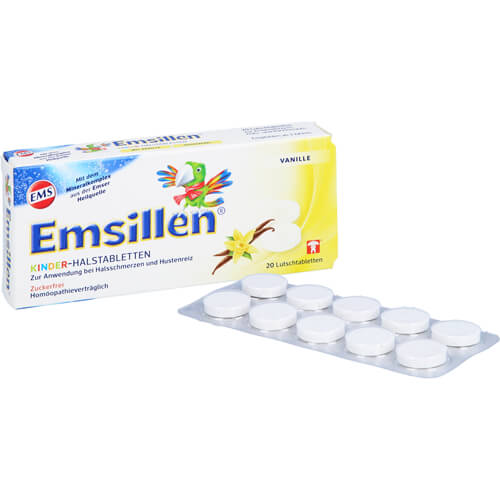 EMSILLEN Kinder Halstabletten Vanille EMSILLEN Kinder Halstabletten Vanille