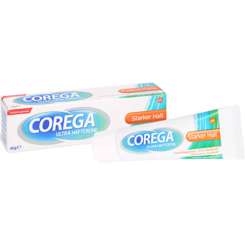 COREGA ultra Haftcreme starker Halt COREGA ultra Haftcreme starker Halt