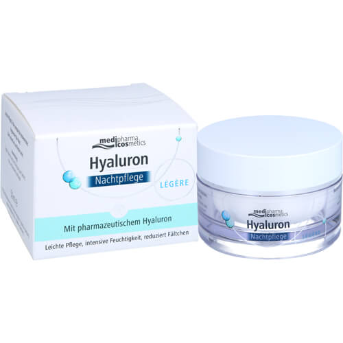 HYALURON NACHTPFLEGE legere Creme im Tiegel HYALURON NACHTPFLEGE legere Creme im Tiegel