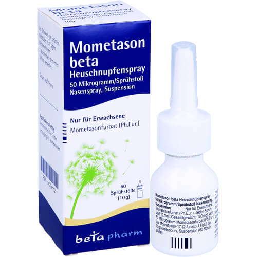 MOMETASON beta Heuschnupfenspray 50μg/Sp.60 Sp.St MOMETASON beta Heuschnupfenspray 50μg/Sp.60 Sp.St