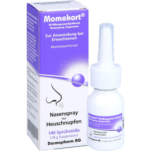 MOMEKORT 50 μg/Sprühst.Nasenspr.Susp.140 Erwachs. MOMEKORT 50 μg/Sprühst.Nasenspr.Susp.140 Erwachs.
