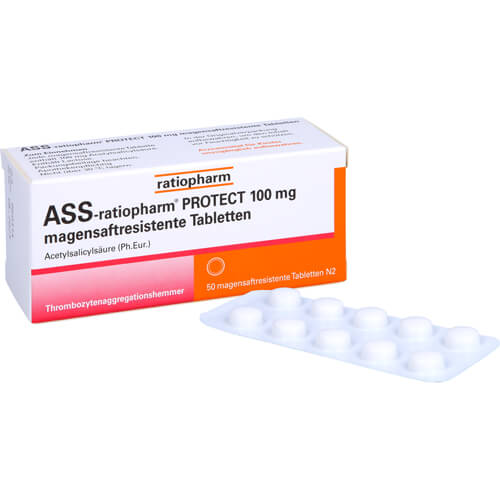 ASS-ratiopharm PROTECT 100 mg magensaftr.Tabletten ASS-ratiopharm PROTECT 100 mg magensaftr.Tabletten