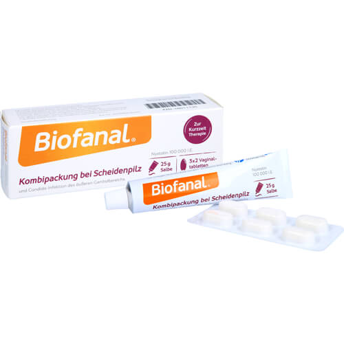 BIOFANAL Kombipackung b.Scheidenpilz Vagtab.+Salbe BIOFANAL Kombipackung b.Scheidenpilz Vagtab.+Salbe