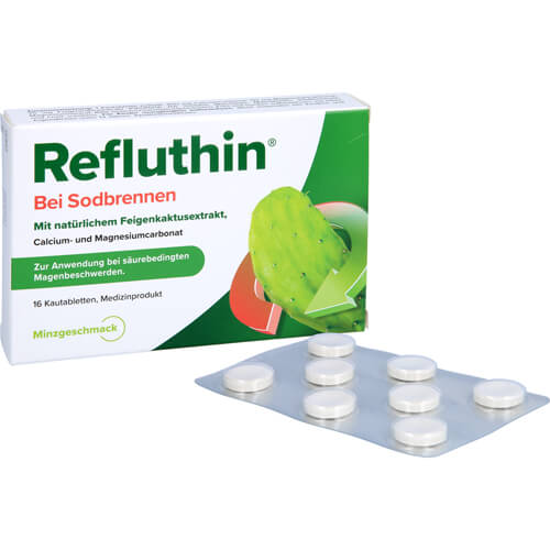 REFLUTHIN bei Sodbrennen Kautabletten Minze REFLUTHIN bei Sodbrennen Kautabletten Minze