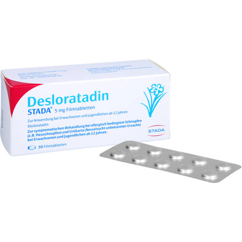 DESLORATADIN STADA 5 mg Filmtabletten DESLORATADIN STADA 5 mg Filmtabletten